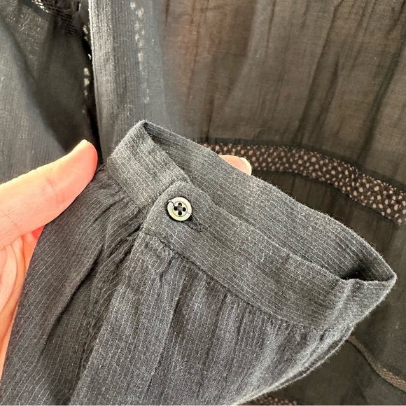 Isabel Marant Etoile Black Button Up Blouse - Picture 6 of 9